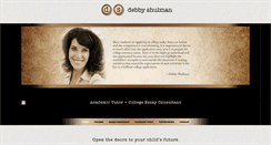 Desktop Screenshot of debbyshulman.com